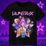 6125k Детска тениска K-Pop Demon Hunters Huntrix