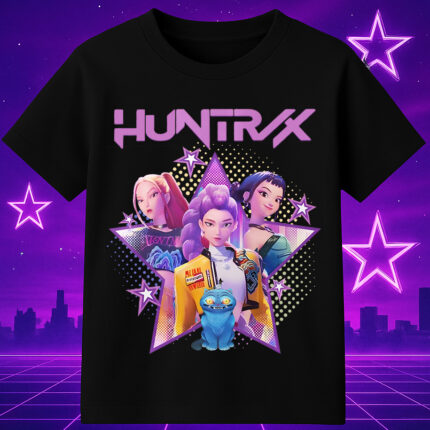 6125k Детска тениска K-Pop Demon Hunters Huntrix