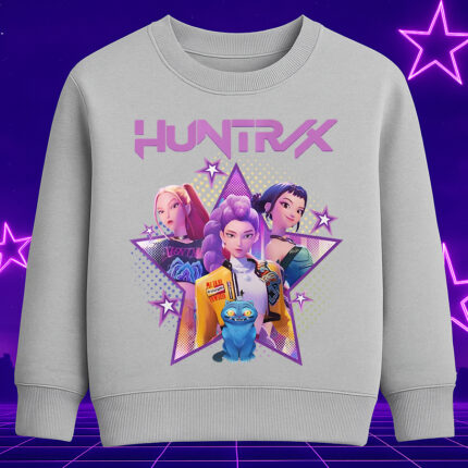 6125kv Детска ватирана блуза K-Pop Demon Hunters Huntrix