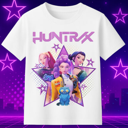 6125k Детска тениска K-Pop Demon Hunters Huntrix