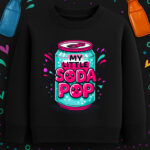 6131kv Детска ватирана блуза K-Pop Demon Hunters My Little Soda Pop