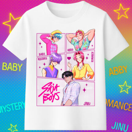 6127k Детска тениска K-Pop Demon Hunters Saja Boys Squad