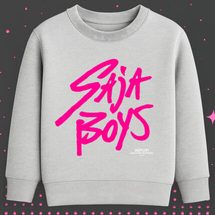 6128kv Детска ватирана блуза K-Pop Demon Hunters Saja Boys