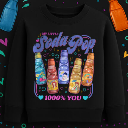 6130kv Детска ватирана блуза K-Pop Demon Hunters Soda Pop