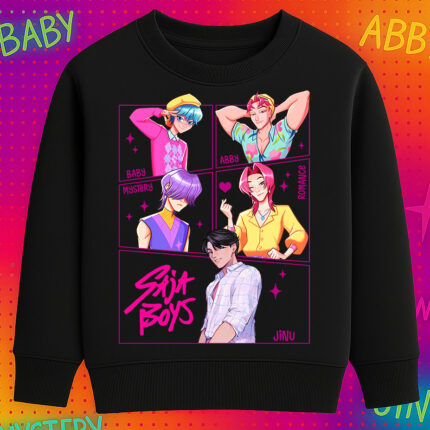 6127kv Детска ватирана блуза K-Pop Demon Saja Boys Squad
