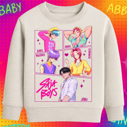6127kv Детска ватирана блуза K-Pop Demon Saja Boys Squad