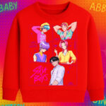 6127kv Детска ватирана блуза K-Pop Demon Saja Boys Squad