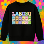 6117kv Детска ватирана блуза Labubu All