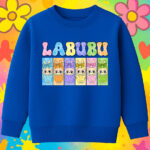 6117kv Детска ватирана блуза Labubu All