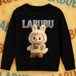 6124kv Детска ватирана блуза Labubu Cozy