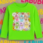 6116kb Детска блуза Labubu Flowers