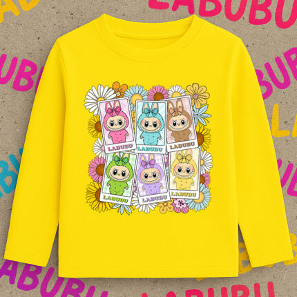 6116kb Детска блуза Labubu Flowers