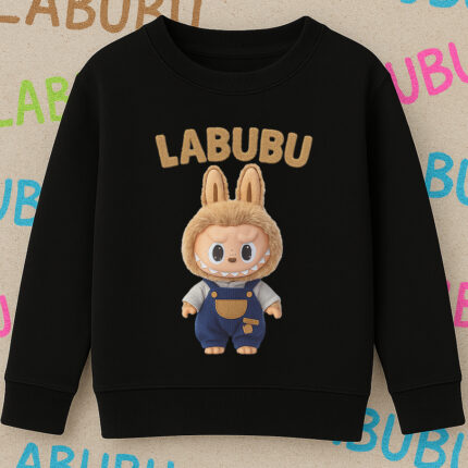 6120kv Детска ватирана блуза Labubu Real
