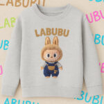 6120kv Детска ватирана блуза Labubu Real
