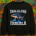 6108kv Детска ватирана блуза Tralalero Tralala