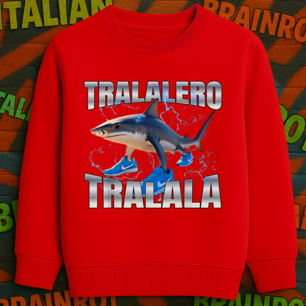 6108kv Детска ватирана блуза Tralalero Tralala