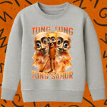 6109kv Детска ватирана блуза Tung Tung Tung Sahur