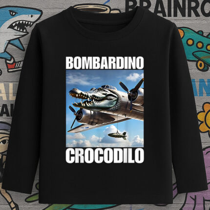 6107kb Детска блуза Bombardino Crocodilo