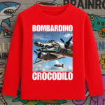 6107kb Детска блуза Bombardino Crocodilo
