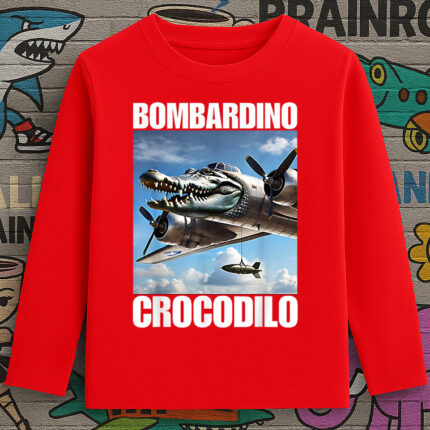6107kb Детска блуза Bombardino Crocodilo