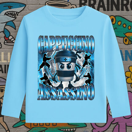 6111kb Детска блуза Cappuccino Assasino Blue