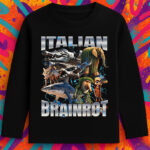 6103kb Детска блуза Brainrot