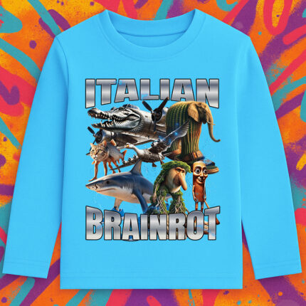 6103kb Детска блуза Brainrot