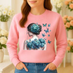 1207b Дамска ватирана блуза Floral Woman