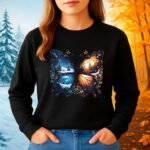 1212b Дамска ватирана блуза Season Butterfly