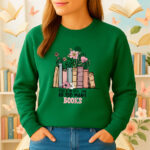 1213b Дамска ватирана блуза Too Many Books
