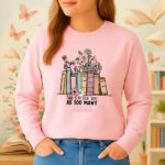 1213b Дамска ватирана блуза Too Many Books