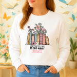 1213b Дамска ватирана блуза Too Many Books