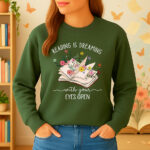 1222b Дамска ватирана блуза Reading Dreams