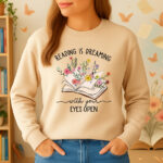 1222b Дамска ватирана блуза Reading Dreams
