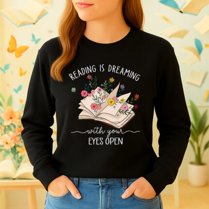 1222b Дамска ватирана блуза Reading Dreams