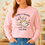 1222b Дамска ватирана блуза Reading Dreams