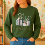 1226b Дамска ватирана блуза Booktrovert