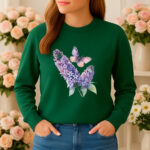 1233b Дамска ватирана блуза Lilac