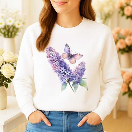 1233b Дамска ватирана блуза Lilac