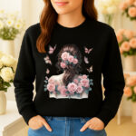 1235b Дамска ватирана блуза Rose Woman