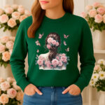 1235b Дамска ватирана блуза Rose Woman