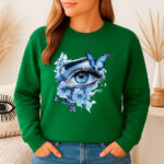 1240b Дамска ватирана блуза Blue Eye