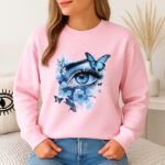 1240b Дамска ватирана блуза Blue Eye