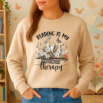 1248b Дамска ватирана блуза Reading Therapy