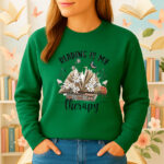 1248b Дамска ватирана блуза Reading Therapy