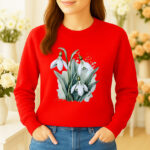 1250b Дамска ватирана блуза Snowdrop