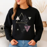 1265b Дамска ватирана блуза Space Triangle