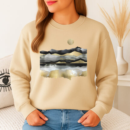 1270b Дамска ватирана блуза Landscape