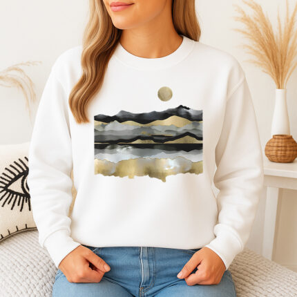 1270b Дамска ватирана блуза Landscape
