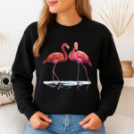 1283b Дамска ватирана блуза Red Flamingo